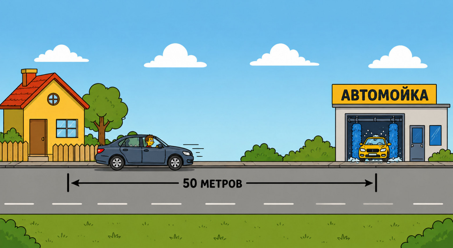 «Автомойка в 50 метрах от дома. Пойдем пешком?» Как простая загадка вызвала грандиозный философский спор о будущем ИИ - 1
